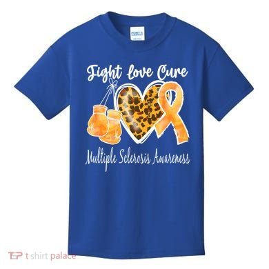 Multiple Sclerosis Ms Fight Love Cure Cool Gift Kids T-Shirt