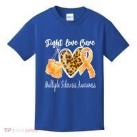 Multiple Sclerosis Ms Fight Love Cure Cool Gift Kids T-Shirt thumb 0