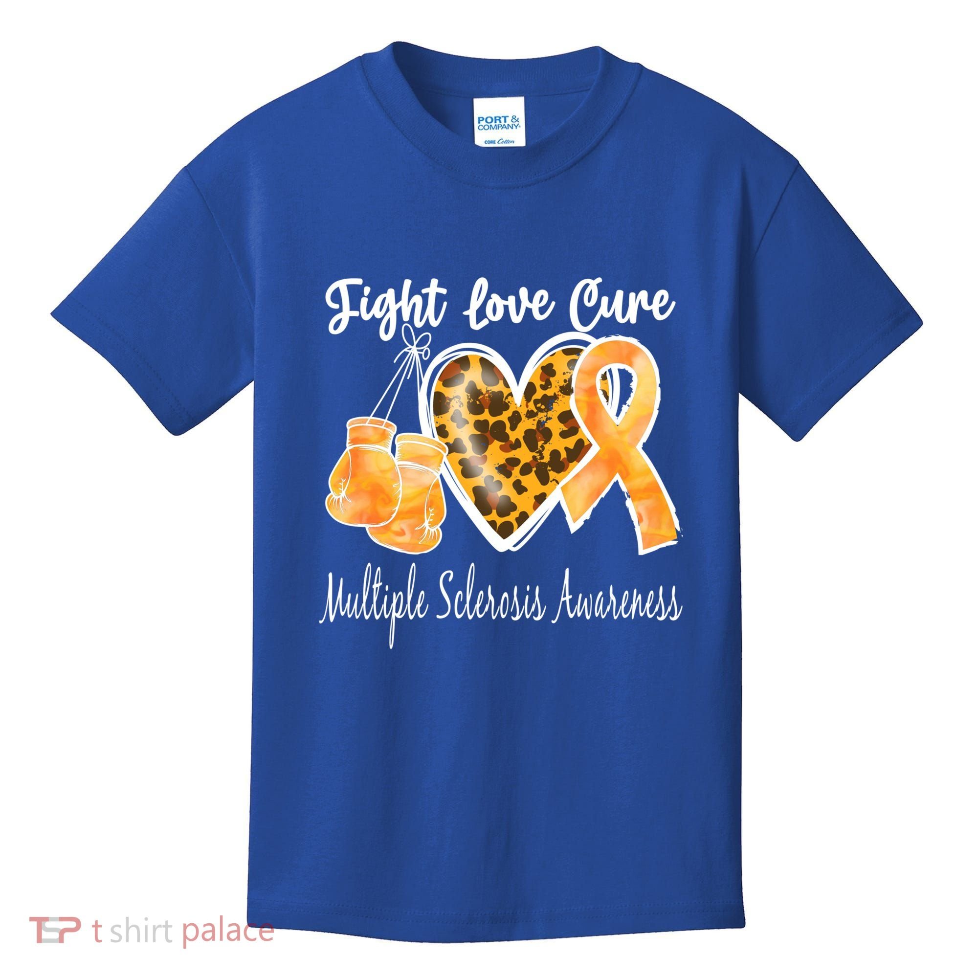 Multiple Sclerosis Ms Fight Love Cure Cool Gift Kids T-Shirt