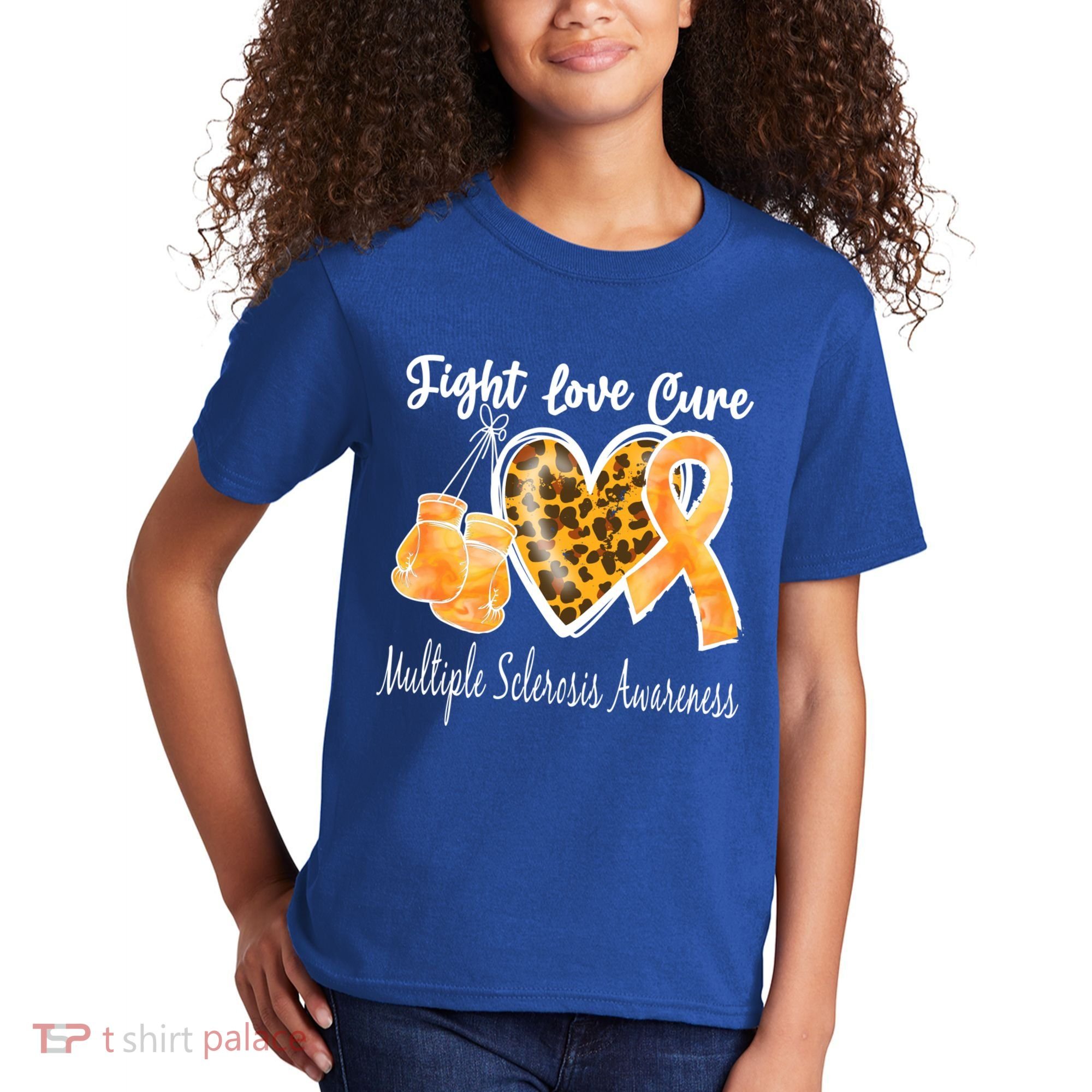 Multiple Sclerosis Ms Fight Love Cure Cool Gift Kids T-Shirt