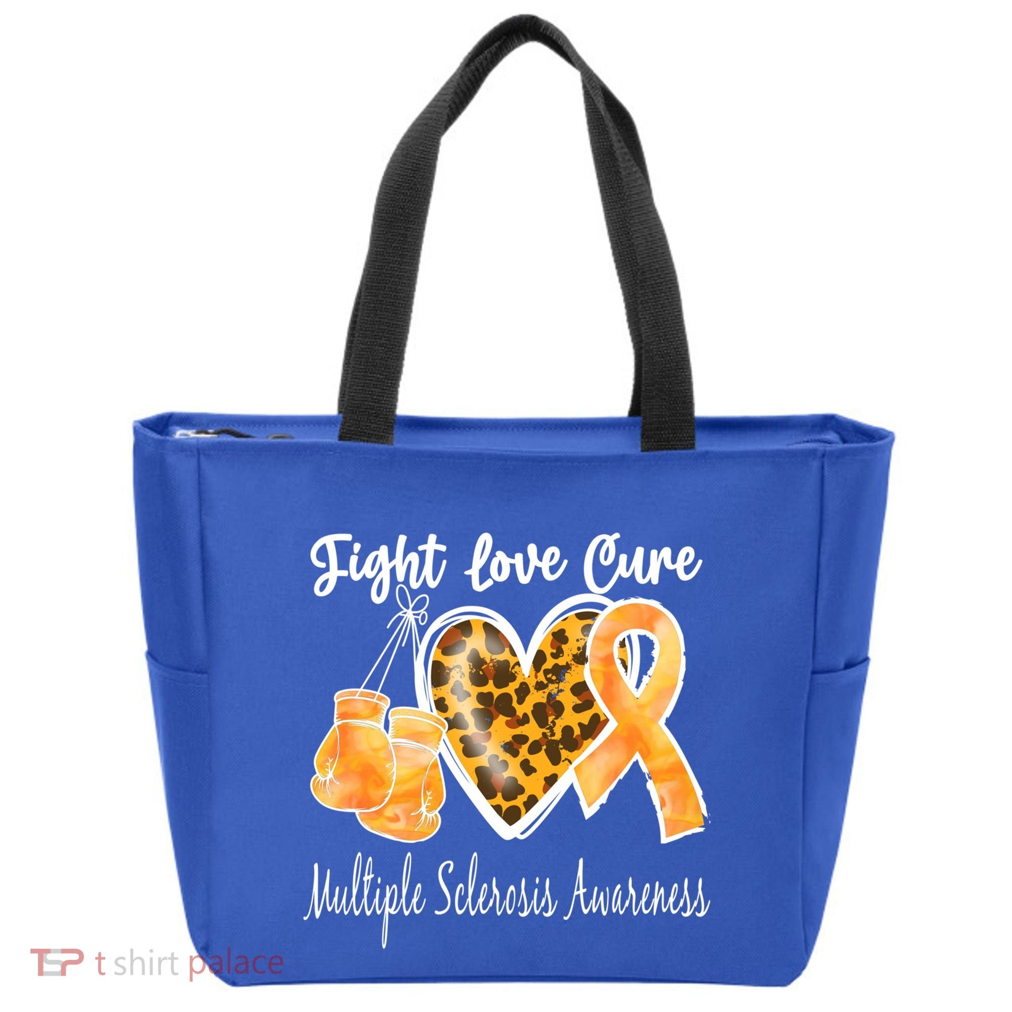 Multiple Sclerosis Ms Fight Love Cure Cool Gift Tote Bag