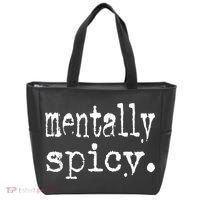 mentally spicy Tote Bag thumb 0