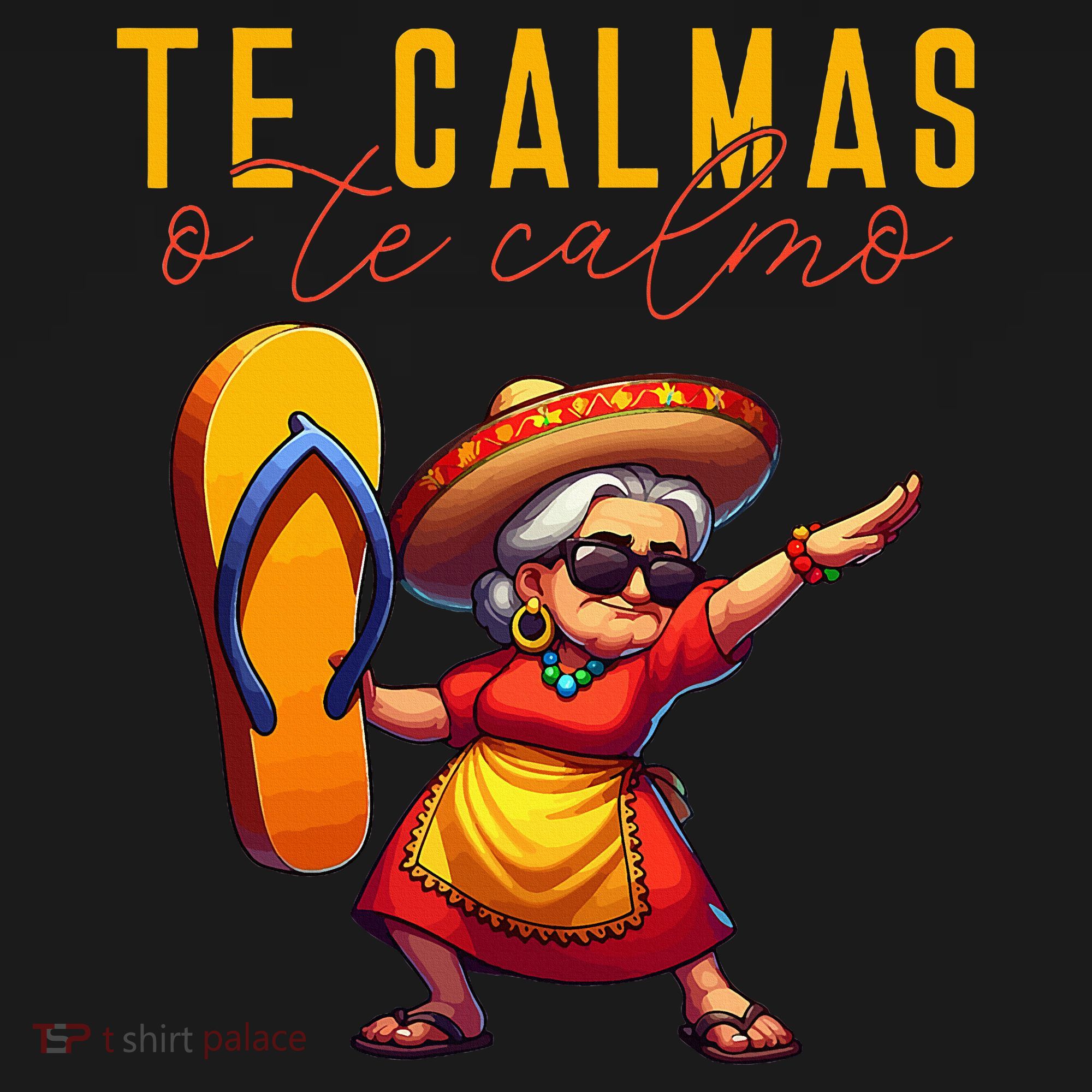 Mexican Spanish Mother Mom Expression Te Calmas O Te Calmo. Hoodie