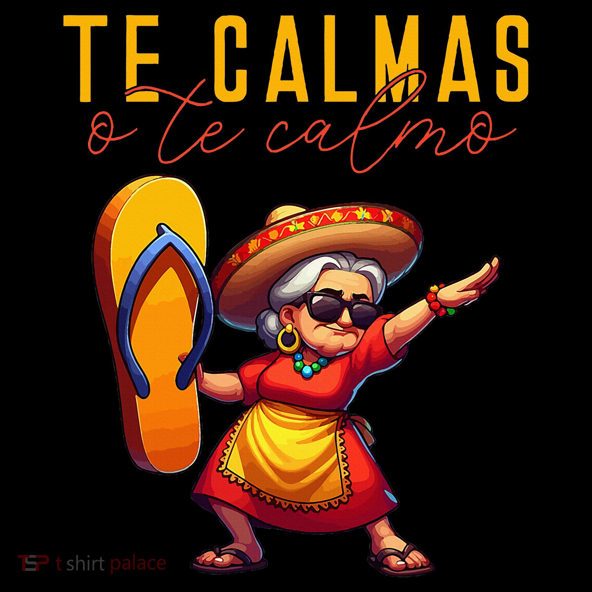 Mexican Spanish Mother Mom Expression Te Calmas O Te Calmo. Mousepad