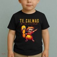 Mexican Spanish Mother Mom Expression Te Calmas O Te Calmo. Toddler T-Shirt thumb 2
