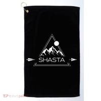 Mount Shasta Mountain Gear Mt Shasta Souvenir Gift Golf Towel thumb 0