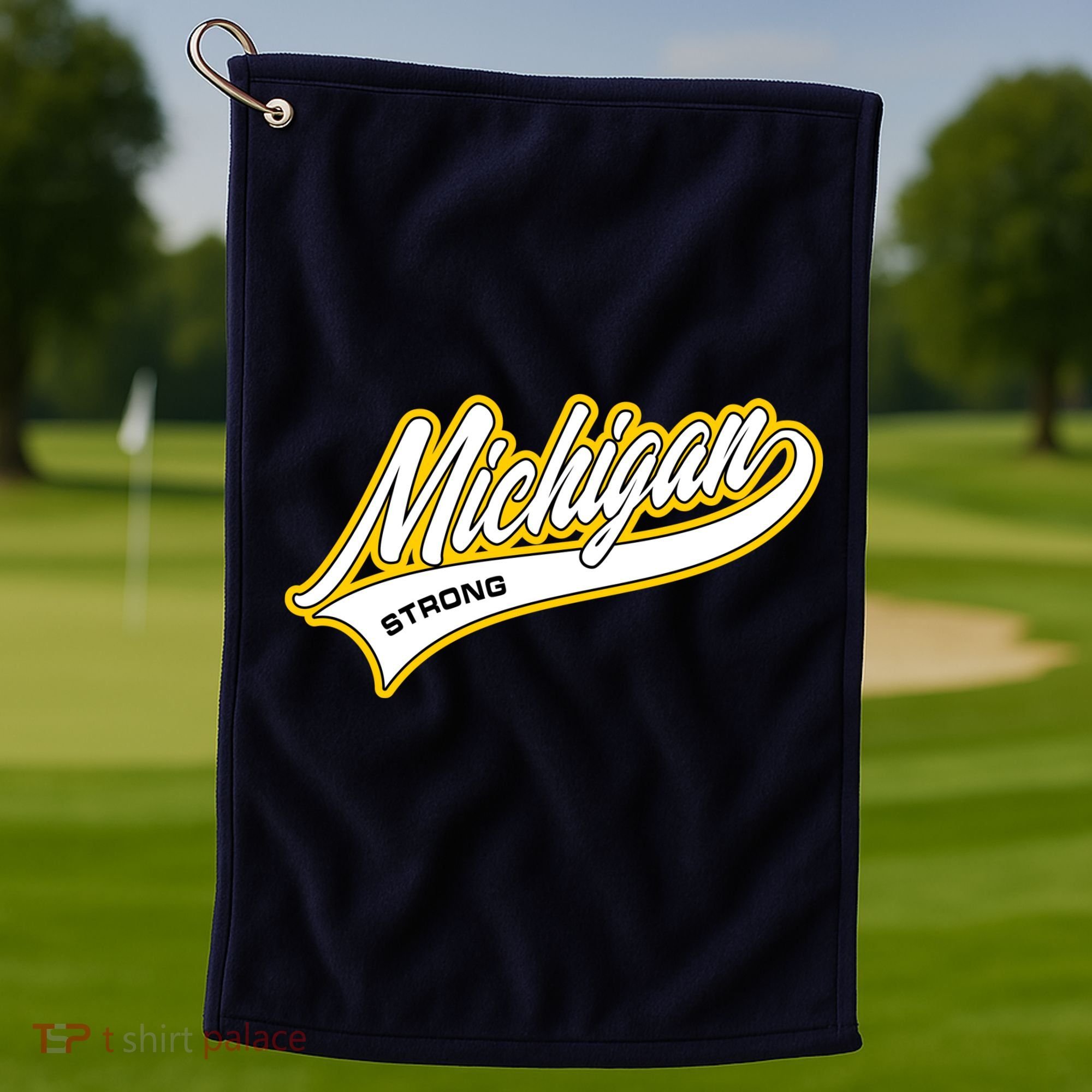Michigan Strong Golf Towel