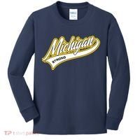 Michigan Strong Kids Long Sleeve Shirt thumb 0