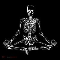Meditating Skeleton Bucket Hat thumb 4