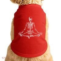 Meditating Skeleton Doggie Tank thumb 0