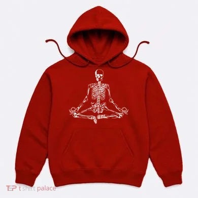 Meditating Skeleton Hoodie