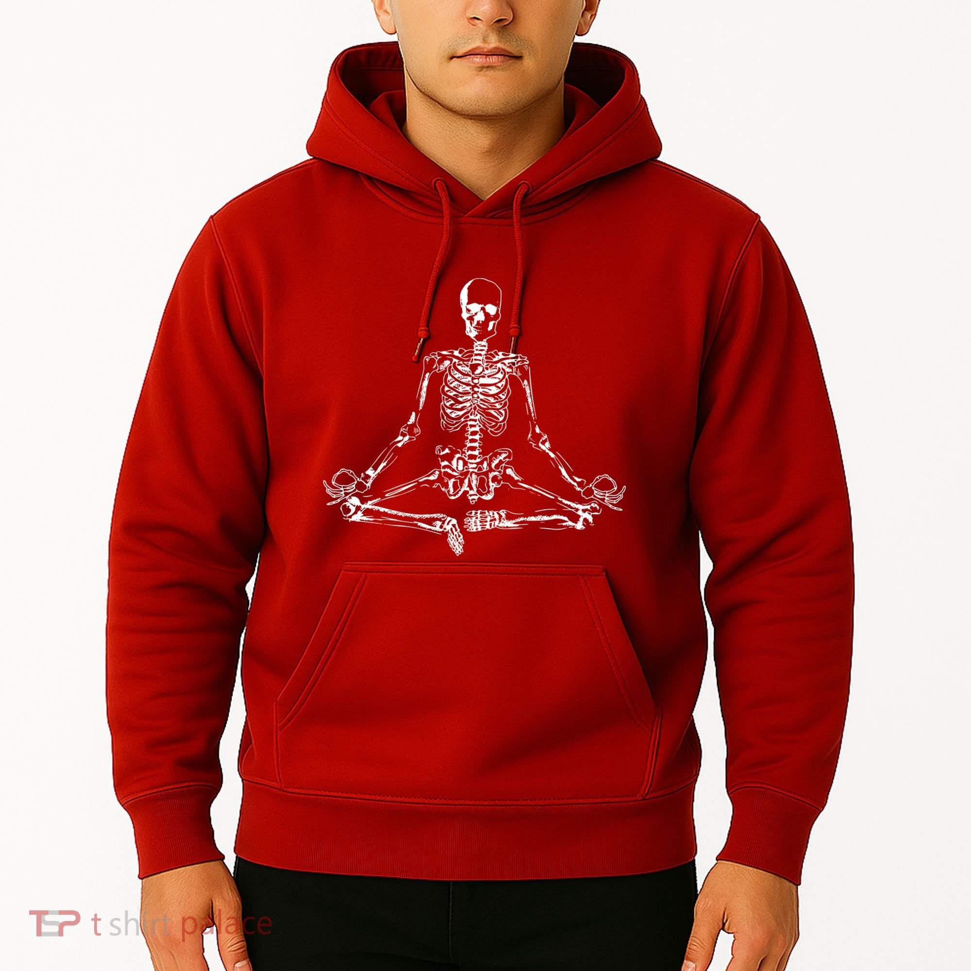 Meditating Skeleton Hoodie