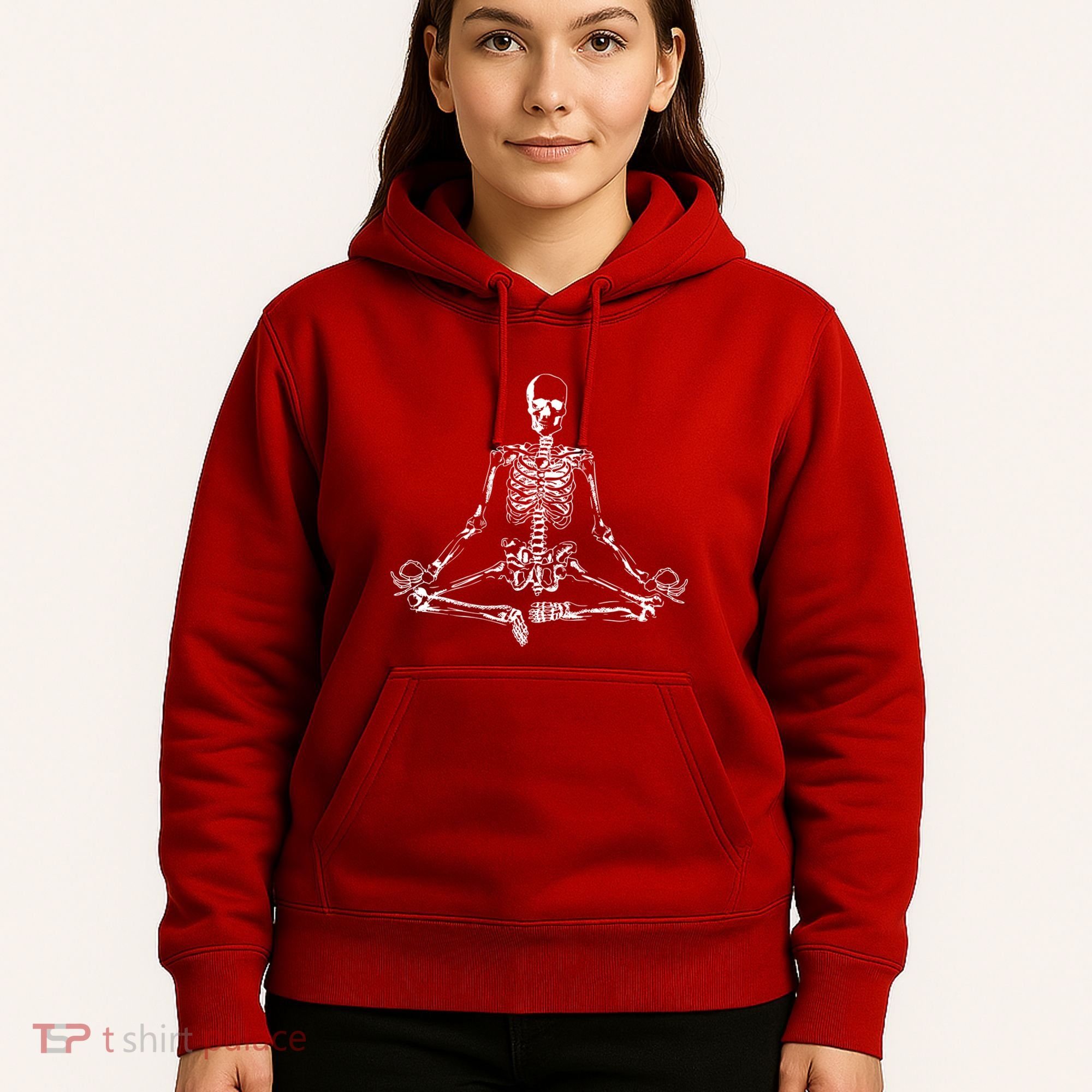 Meditating Skeleton Hoodie