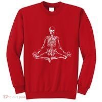 Meditating Skeleton Sweatshirt thumb 0