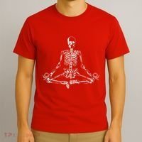 Meditating Skeleton T-Shirt thumb 3