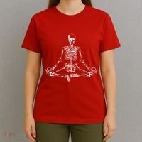 Meditating Skeleton T-Shirt thumb 4