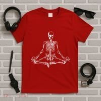 Meditating Skeleton T-Shirt thumb 5