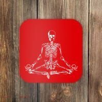 Meditating Skeleton Coaster thumb 0