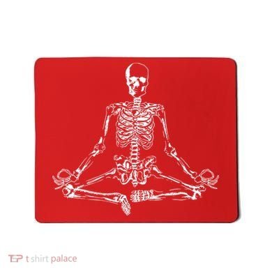 Meditating Skeleton Mousepad