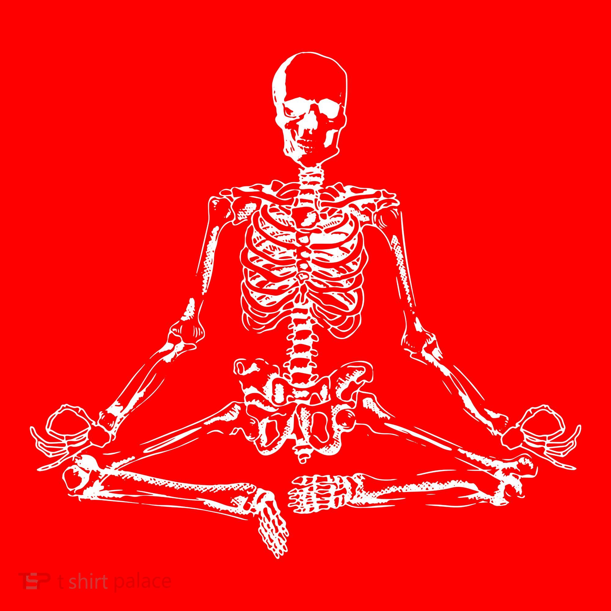 Meditating Skeleton Mousepad