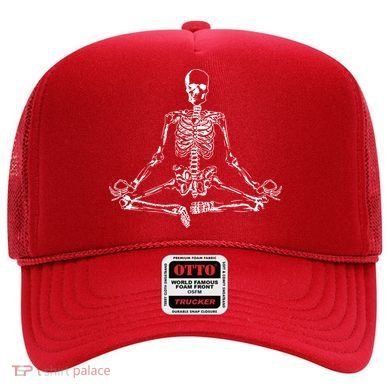 Meditating Skeleton Hat