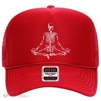 Meditating Skeleton Hat thumb 0
