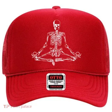 Meditating Skeleton Hat