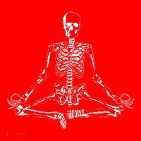 Meditating Skeleton Tank Top thumb 6