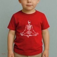 Meditating Skeleton Toddler T-Shirt thumb 2