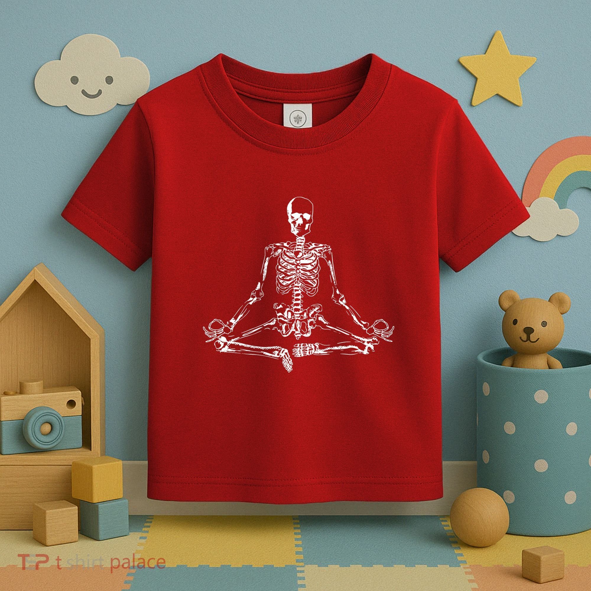 Meditating Skeleton Toddler T-Shirt