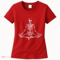 Meditating Skeleton Women's T-Shirt thumb 0