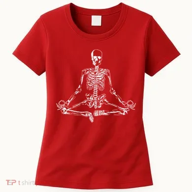 Meditating Skeleton Women's T-Shirt