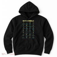 Math Symbols Mathematics Table Hoodie thumb 0