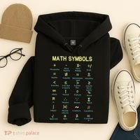 Math Symbols Mathematics Table Hoodie thumb 4