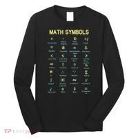 Math Symbols Mathematics Table Long Sleeve Shirt thumb 0