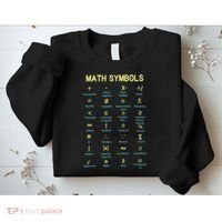 Math Symbols Mathematics Table Sweatshirt thumb 2