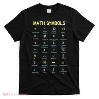 Math Symbols Mathematics Table T-Shirt thumb 0