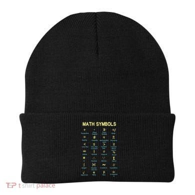 Math Symbols Mathematics Table Beanie