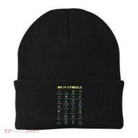 Math Symbols Mathematics Table Beanie thumb 0