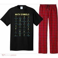 Math Symbols Mathematics Table Pajama Set thumb 0