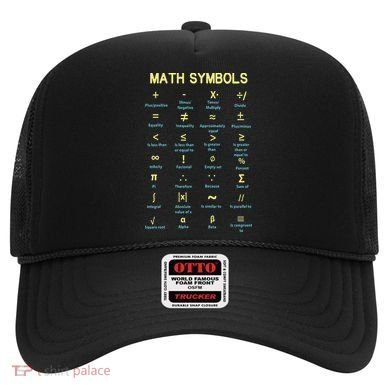 Math Symbols Mathematics Table Hat