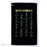Math Symbols Mathematics Table Golf Towel thumb 0