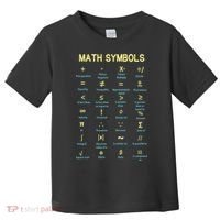 Math Symbols Mathematics Table Toddler T-Shirt thumb 0