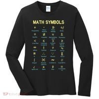 Math Symbols Mathematics Table Women's Long Sleeve Shirt thumb 0