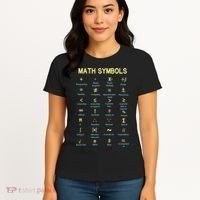 Math Symbols Mathematics Table Women's T-Shirt thumb 4