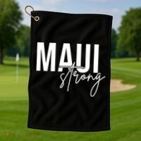 Maui Strong Golf Towel thumb 1