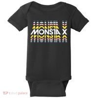 Monsta Simple Minimalist X Band Baby Bodysuit thumb 0