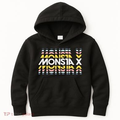 Monsta Simple Minimalist X Band Kids Hoodie