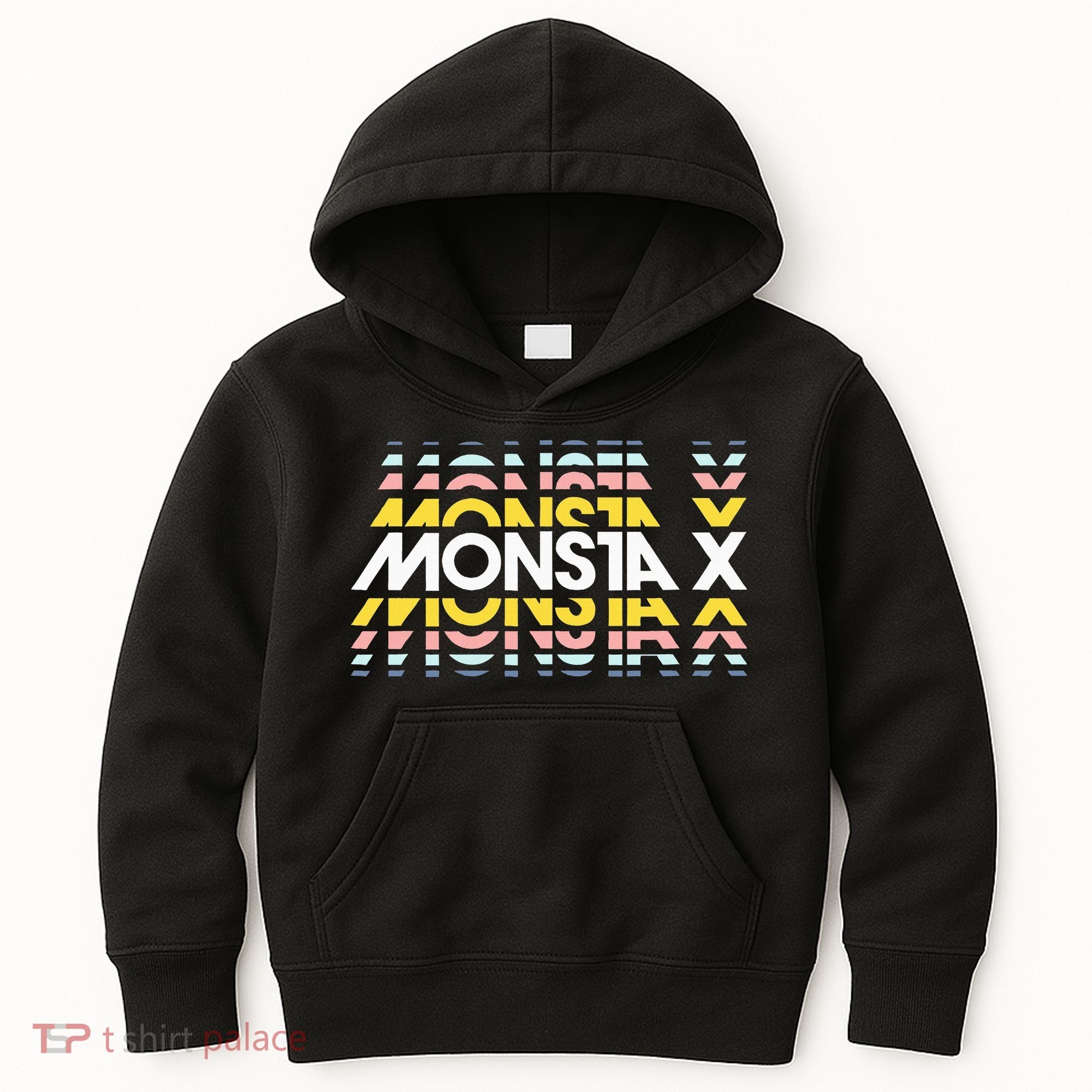 Monsta Simple Minimalist X Band Kids Hoodie
