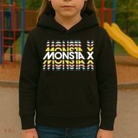 Monsta Simple Minimalist X Band Kids Hoodie thumb 3